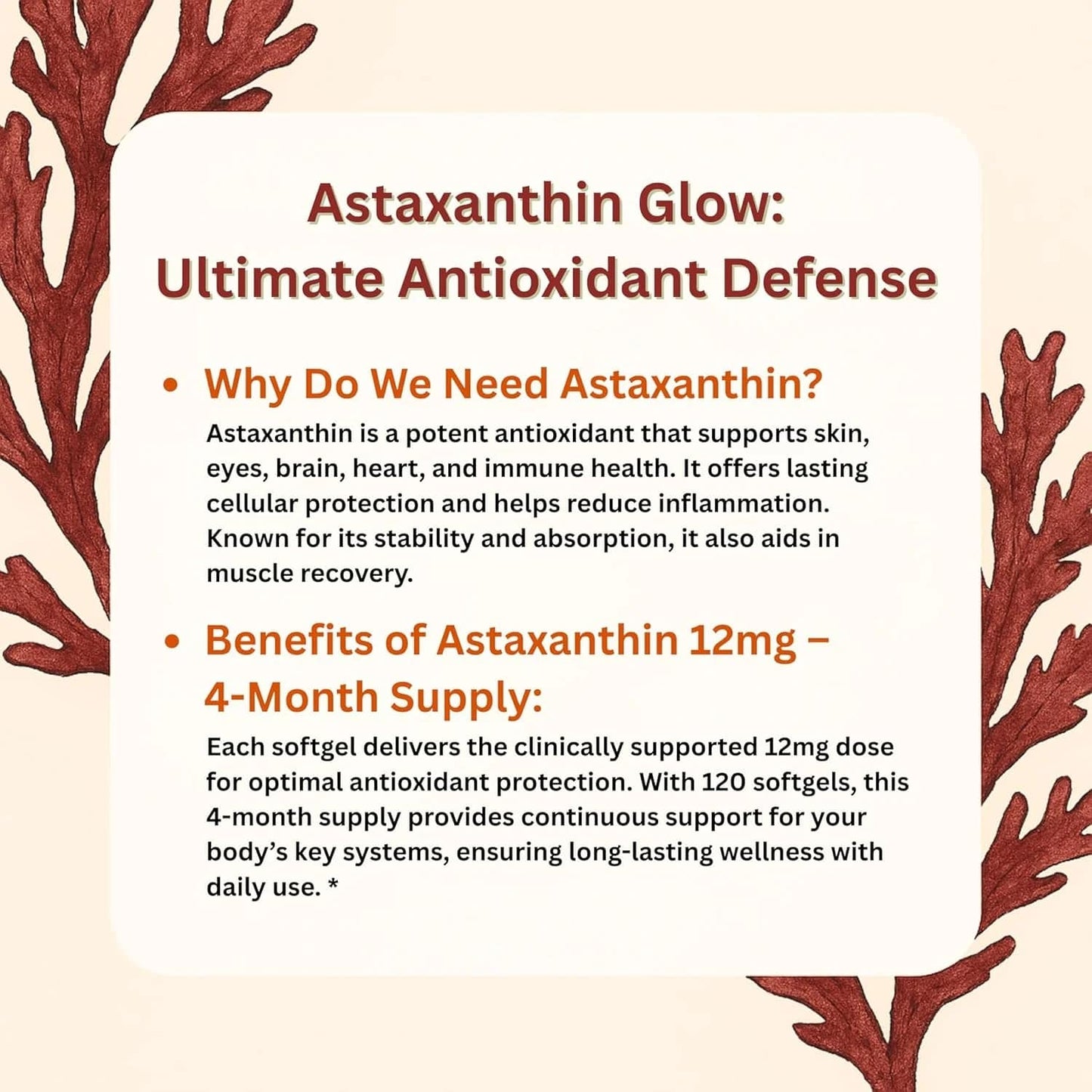 VitalPeak Labs™ - Astaxanthin 12mg