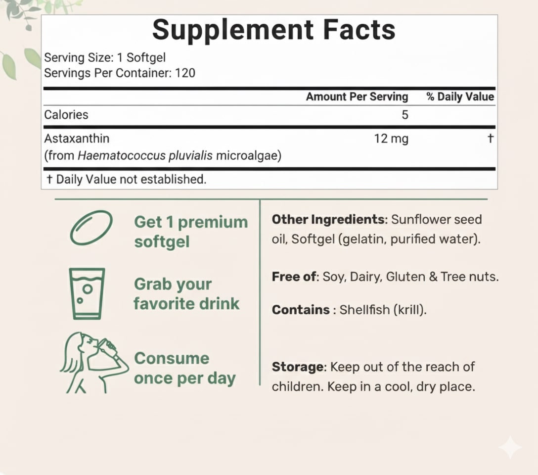 VitalPeak Labs™ - Astaxanthin 12mg