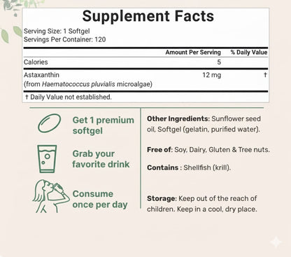 VitalPeak Labs™ - Astaxanthin 12mg