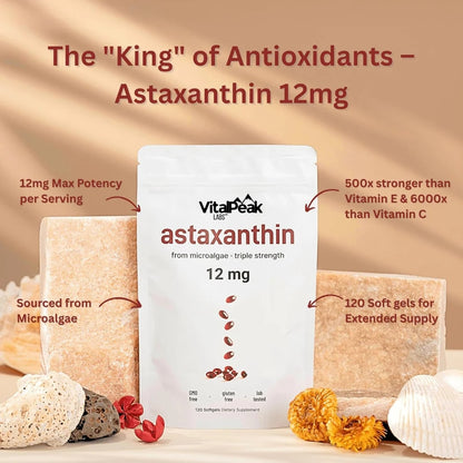 VitalPeak Labs™ - Astaxanthin 12mg